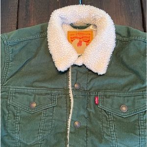 Levis Men’s Corduroy Sherpa Jacket